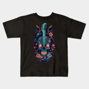 Skull Guitar Kids T-Shirt